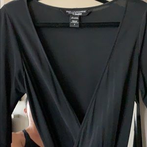 Diane VonFurstenberg  Classic black wrap dress